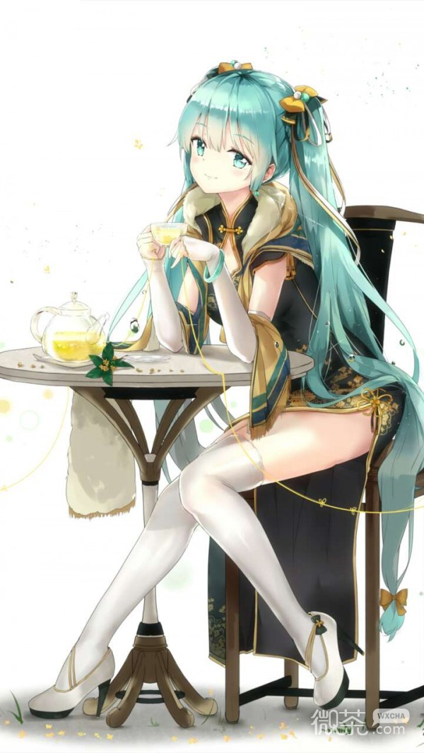 微信初音未来二次元聊天背景