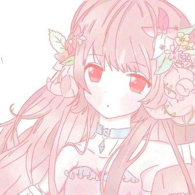 微信佛系粉嫩可爱二次元女生头像