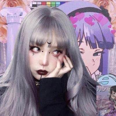 微信黑暗丧系女生头像