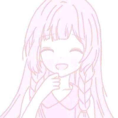 微信佛系粉嫩可爱二次元女生头像