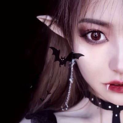 微信黑暗丧系女生头像