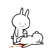 微信爆笑恶搞殴打小兔子系列表情包合集下载