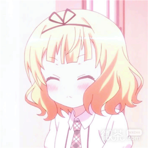 微信粉色好看甜蜜二次元情侣头像