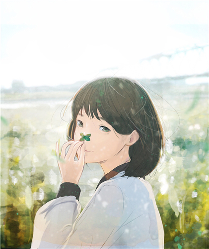 微信唯美好看大图二次元头像