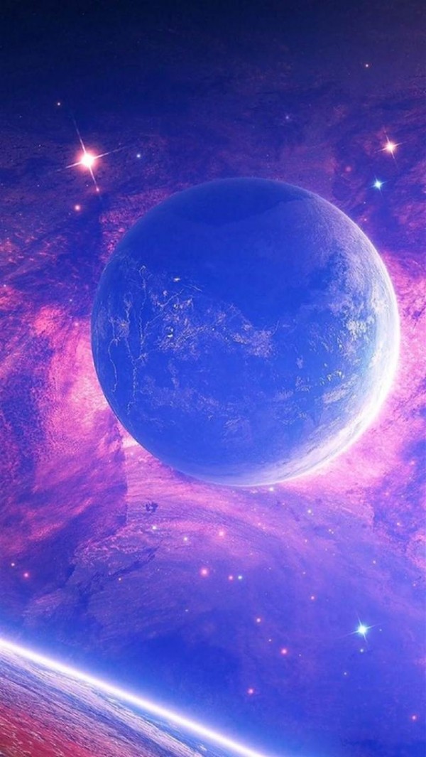 微信唯美紫色系聊天背景