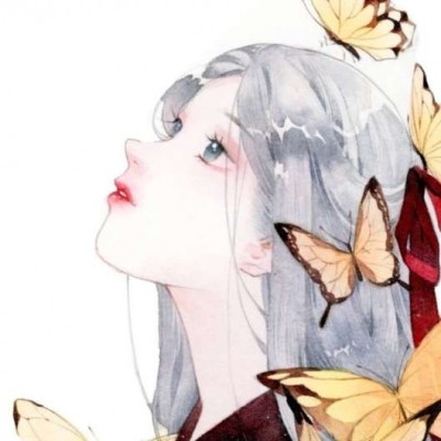 唯美好看古风二次元女生微信头像