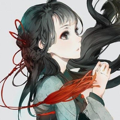 唯美好看古风二次元女生微信头像