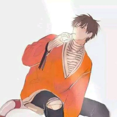 微信帅气清新二次元男生头像