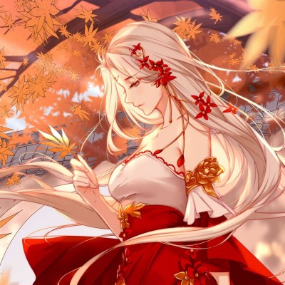 唯美好看古风二次元女生微信头像