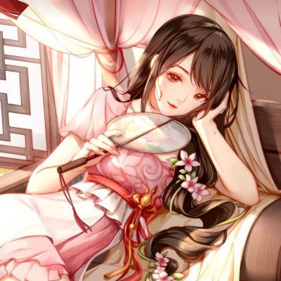 唯美好看古风二次元女生微信头像