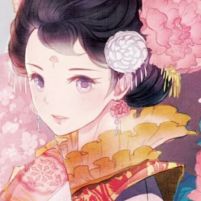 唯美好看古风二次元女生微信头像