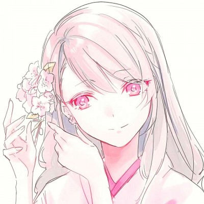 唯美好看古风二次元女生微信头像