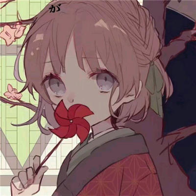 微信唯美甜蜜清新二次元情侣头像