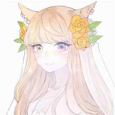 微信可爱软萌佛系二次元女生头像