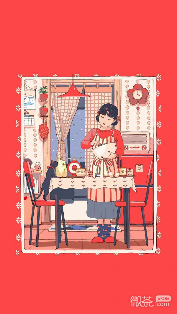 微信唯美清新二次元图片
