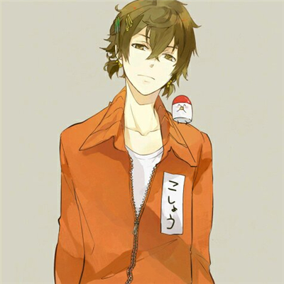 微信二次元高冷时尚男生头像