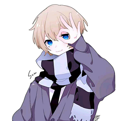 微信二次元高冷时尚男生头像