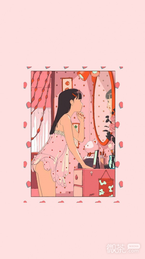 微信唯美清新二次元图片