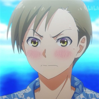 微信二次元高冷时尚男生头像