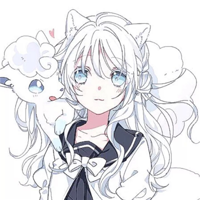 微信可爱软萌佛系二次元女生头像