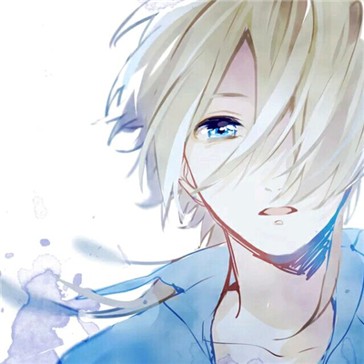 微信二次元高冷时尚男生头像