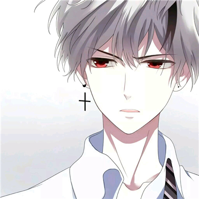 微信二次元高冷时尚男生头像