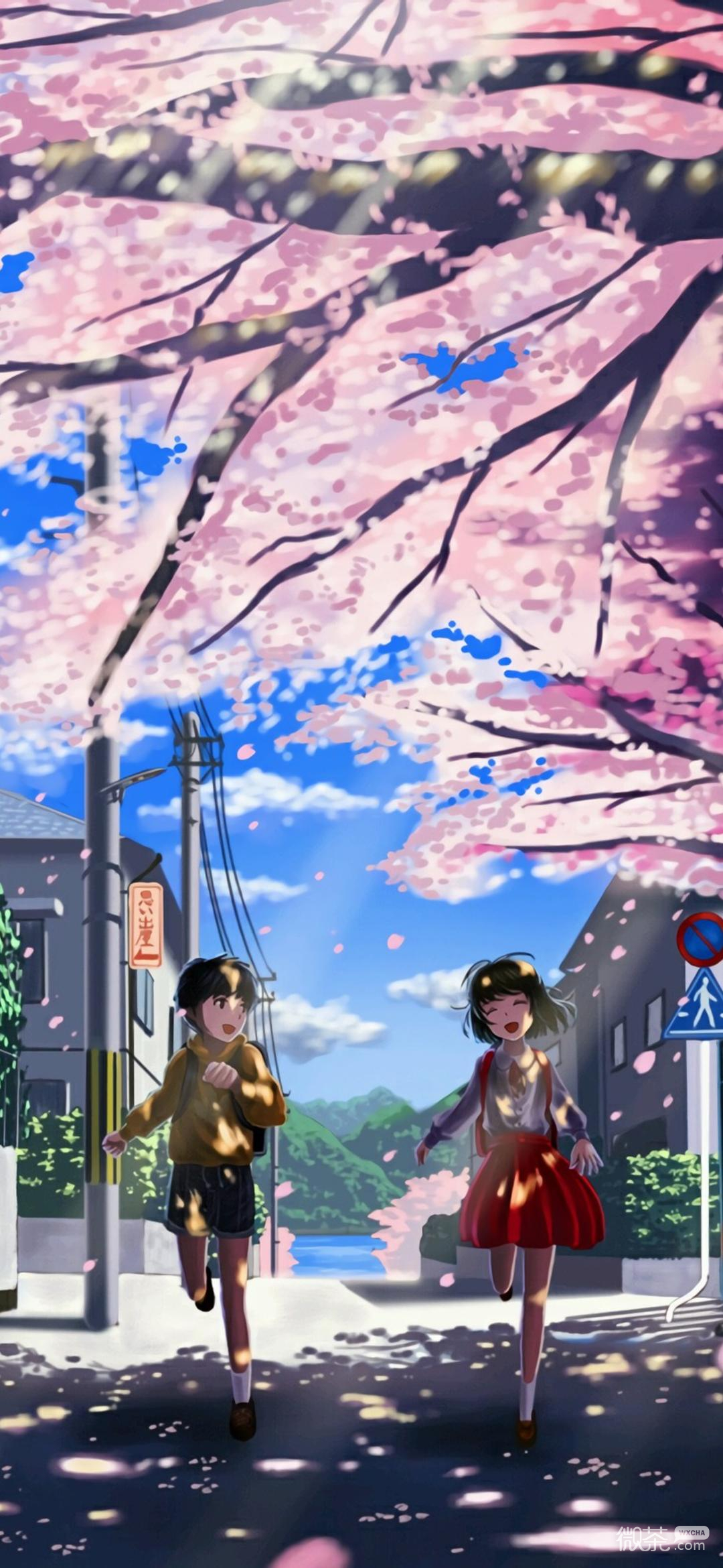 微信唯美梦幻二次元风景图片
