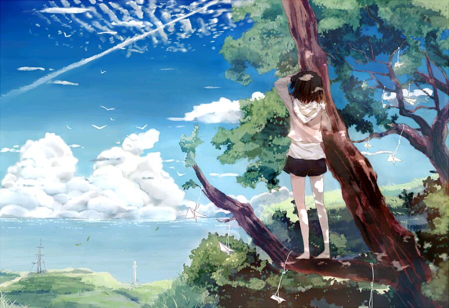 微信唯美梦幻清新二次元图片