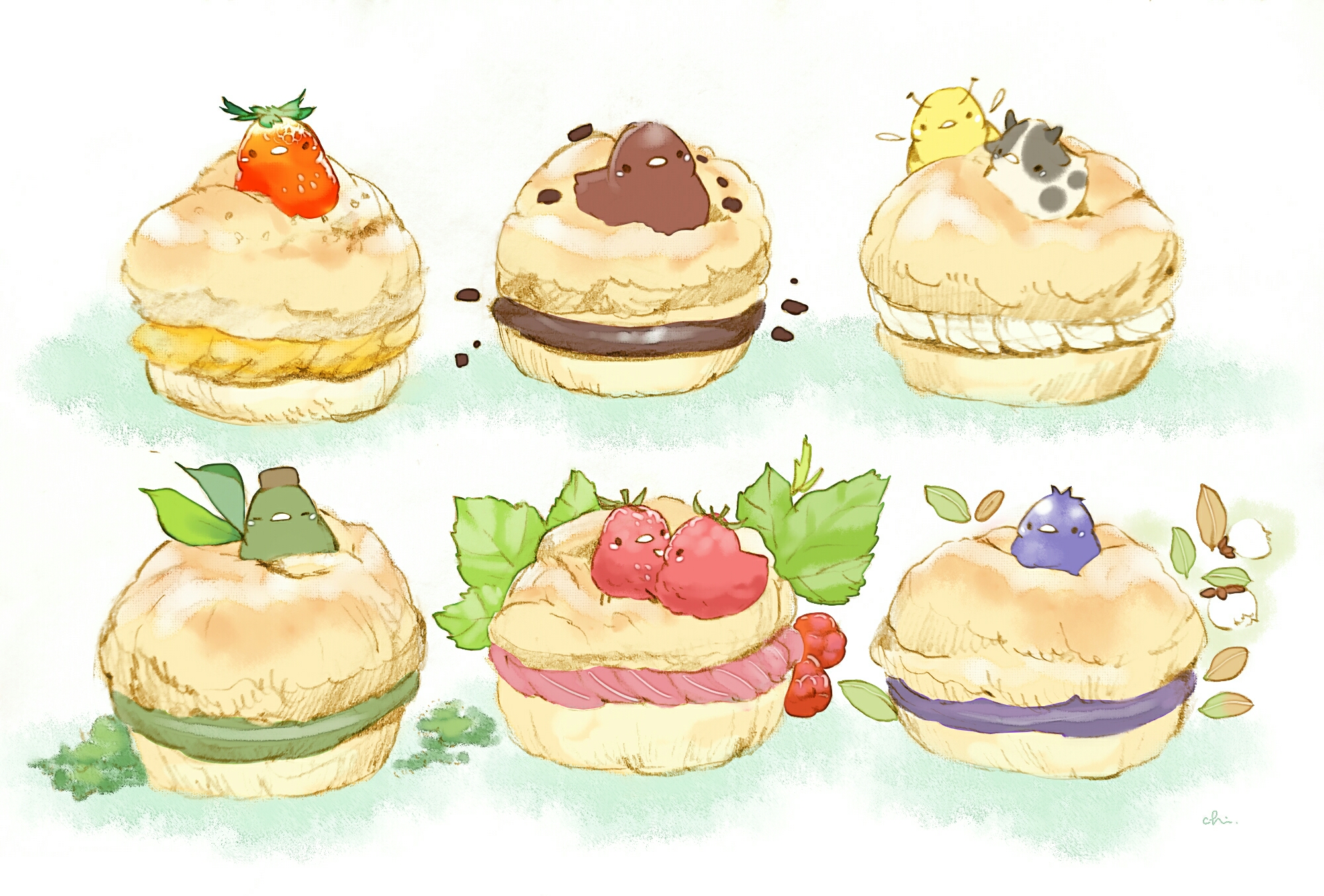 微信唯美时尚高清阳光二次元人物图片