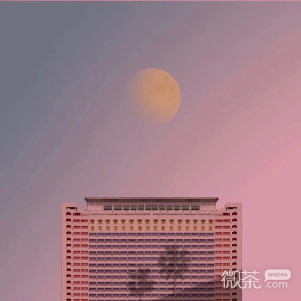 微信唯美粉嫩风景朋友配图
