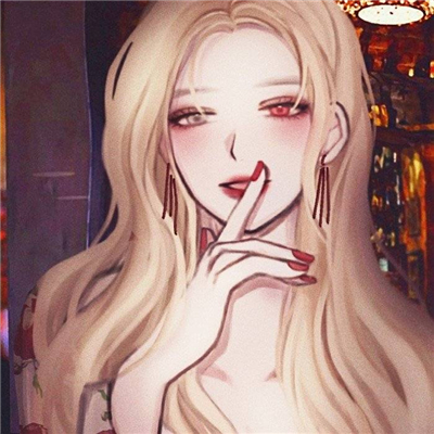 微信时尚性感忧伤二次元女生头像