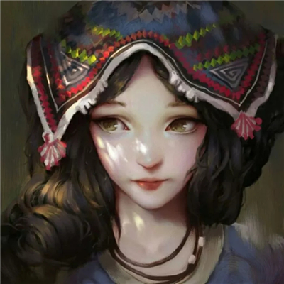 微信小清新性感迷人二次元女生头像