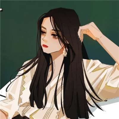 微信时尚佛系简约二次元女生头像