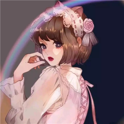 微信小清新性感迷人二次元女生头像