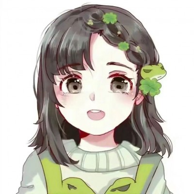 微信萌二次元卡通情侣头像