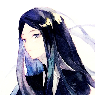 微信唯美佛系长发二次元女生头像