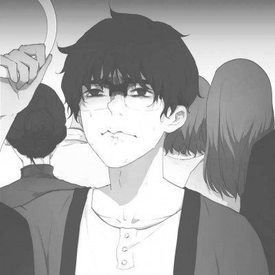 微信冷酷帅气二次元男生头像