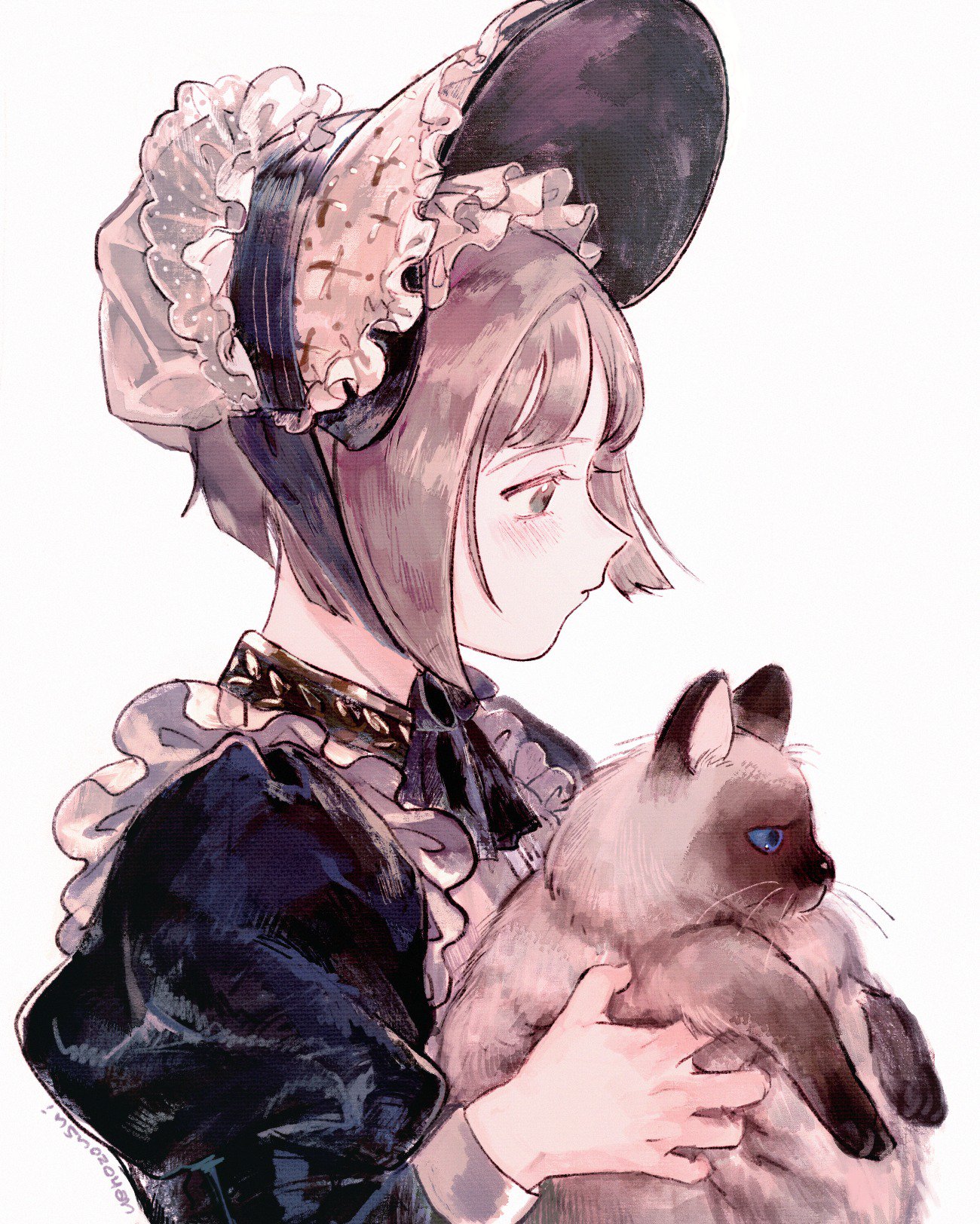 微信唯美文艺梦幻二次元人物图片