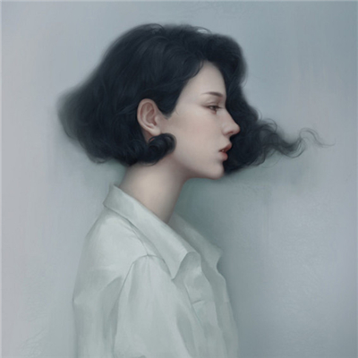 微信佛系漂亮二次元女生头像