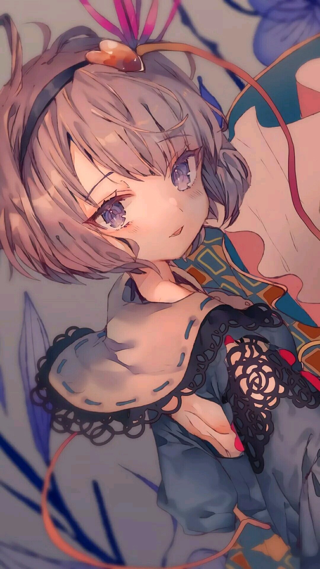 淡雅清新的好看的微信女生二次元图片下载