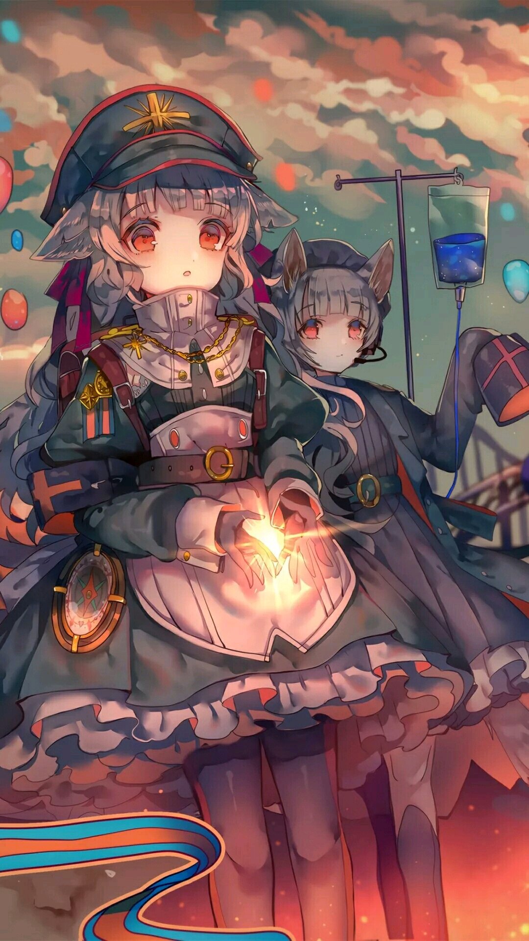 淡雅清新的好看的微信女生二次元图片下载