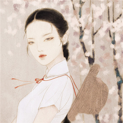 微信佛系漂亮二次元女生头像