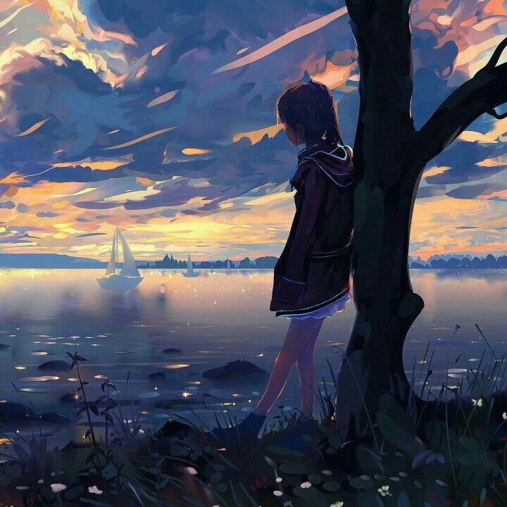 微信唯美好看梦幻风景二次元图片