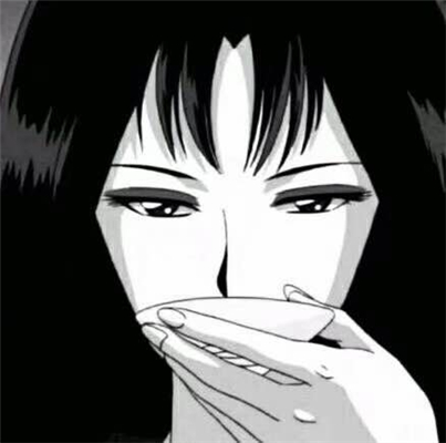 旧漫冷漠女生微信二次元头像