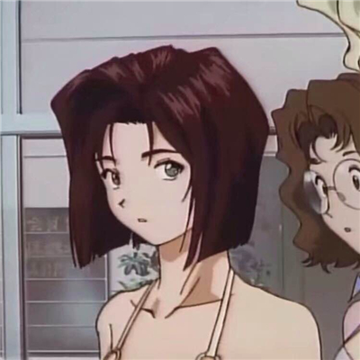旧漫冷漠女生微信二次元头像