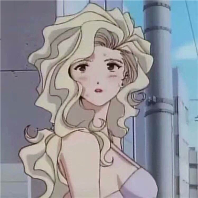 旧漫冷漠女生微信二次元头像