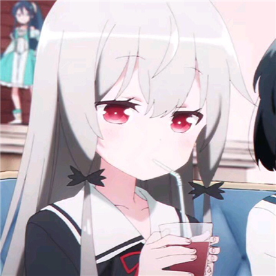 微信粉嫩好看唯美女生二次元头像