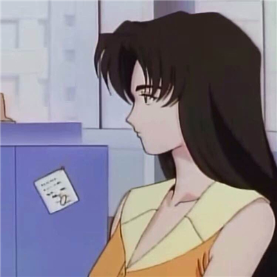 旧漫冷漠女生微信二次元头像