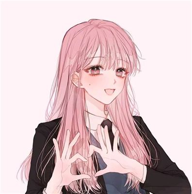 微信粉嫩好看唯美女生二次元头像