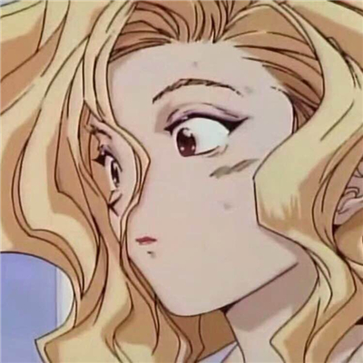 旧漫冷漠女生微信二次元头像